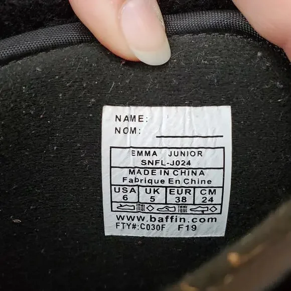 Baffin Emma Juniors Snow Boot 6 - Picture 6 of 7